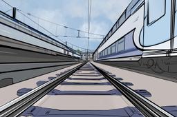 Vanishing Point Perspective, Procreate, Traditional