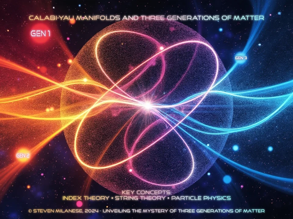 Unveiling the Mystery of Three Generations of Matter/ Analyzing the Role of a Six-Index Calabi-Yau