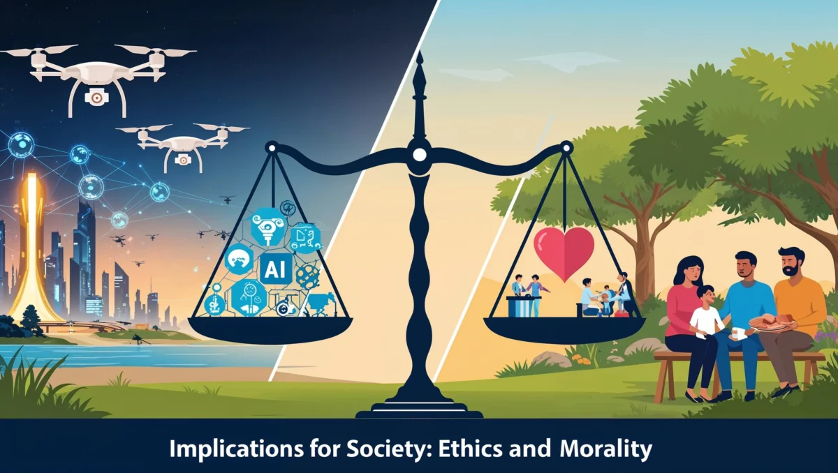 Artistic exploration of ethics, morality, and their implications for society